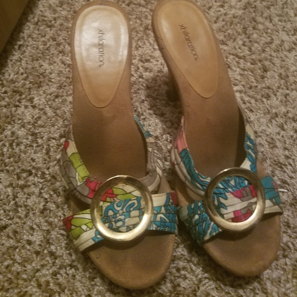 High heel sandals